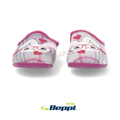 Chinelos (interior) Beppi 2195540 Cinza com rosa
