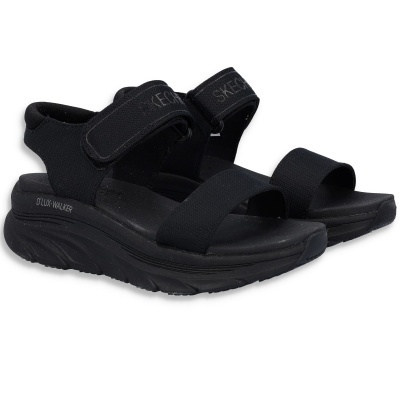 Sandalia Skechers D Lux Walker 119226 Preto