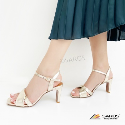 Sandália Saros de Mulher 1743 Platina