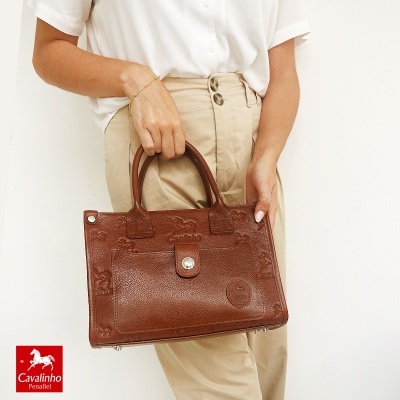 Bolsa Cavalinho Cavalo Lusitano 18090524 Camel