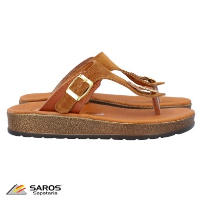 Chinelos Saros 2098 Camel