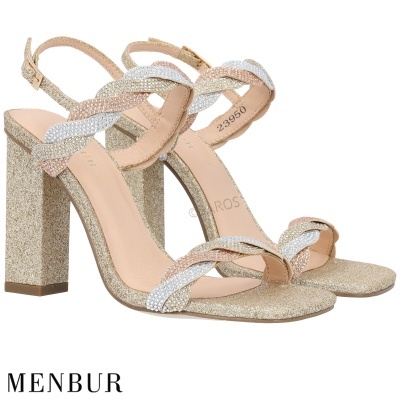 Sandália Menbur 23950 Ouro