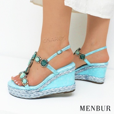 Sandalia Menbur 25118 Turquesa