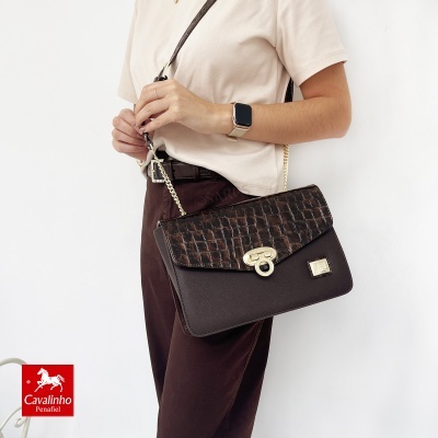 Bolsa Cavalinho Cherry Blossom 18810260 Castanho