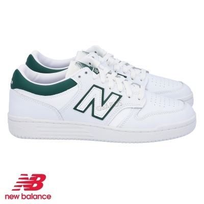 Sapatilha New Balance BB480 LGT Branco e Verde