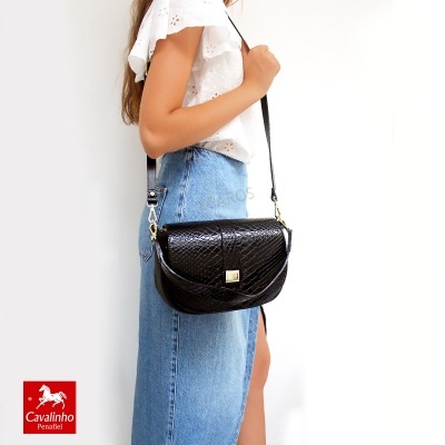 Bolsa Cavalinho Cherry Blossom 18810532 Preto