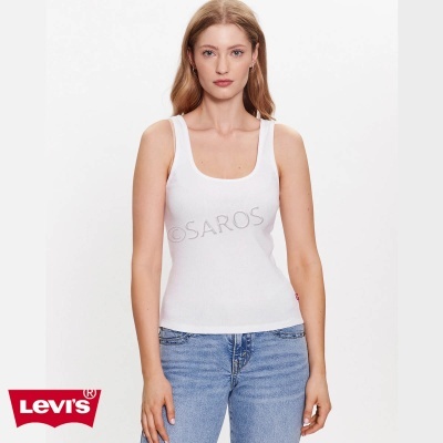 Tshirt Levis Alças Classic Fit Tank A5906 Branco