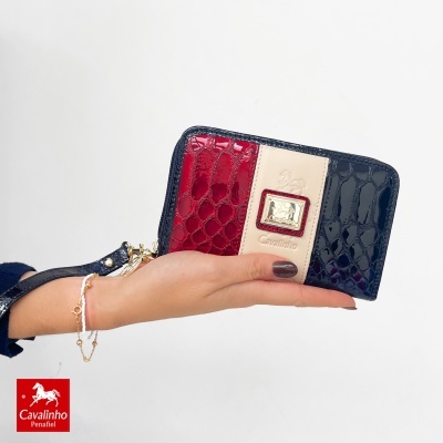 Carteira Cavalinho Honor 28190220 Multi-vermelho