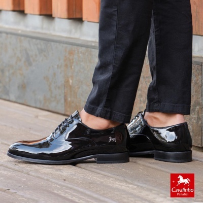 Sapato Cavalinho Cavalo Lusitano Verniz 48060200 Preto