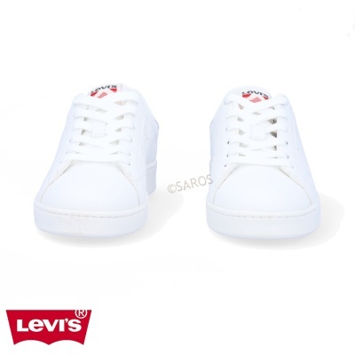 Sapatilhas brancas LEVI'S com etiqueta vermelha