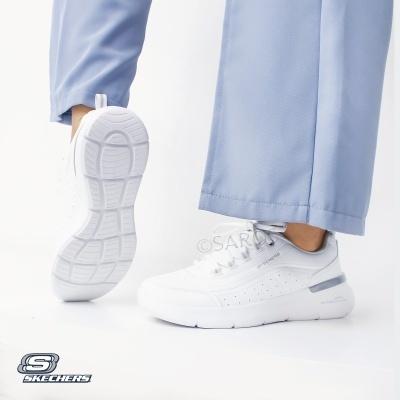 Sapatilha Skechers Skech Air Dynamight 150373 Branco E Prateado