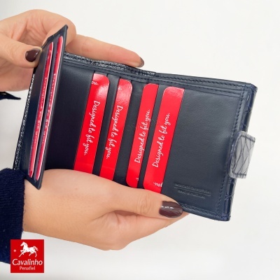 Carteira Cavalinho Honor 28190530 Multi-vermelho