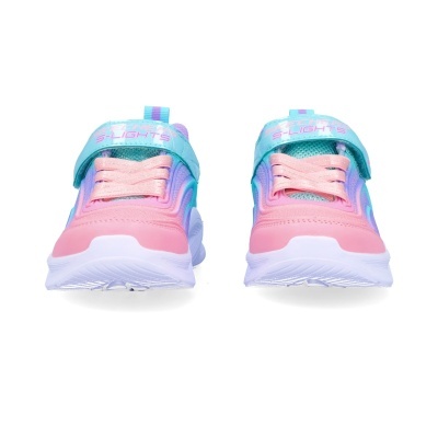 Sapatilha Skechers Sola Glow Luzes 303713l Azul Claro