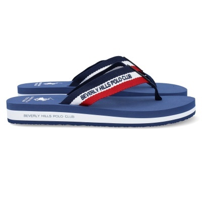 Chinelo Beverly Hills Polo Club Fiber Mix Bhm519000 Multi-azul