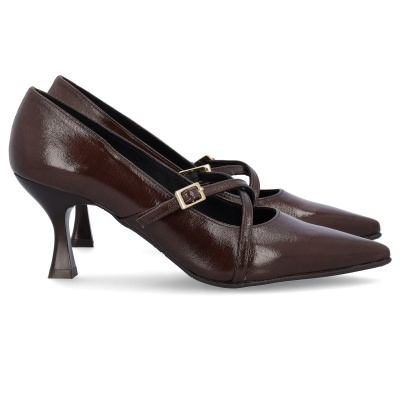 Sapato Samelli Stiletto 2741 Castanho