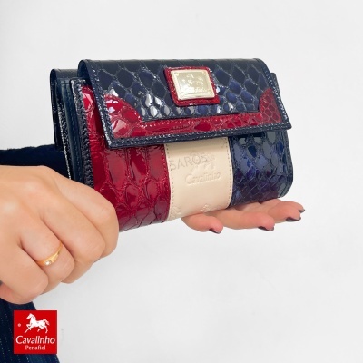 Carteira Cavalinho Honor 28190202 Multi-vermelho