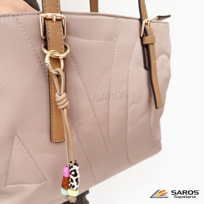 Mala De Ombro Saros Ly15084 Taupe