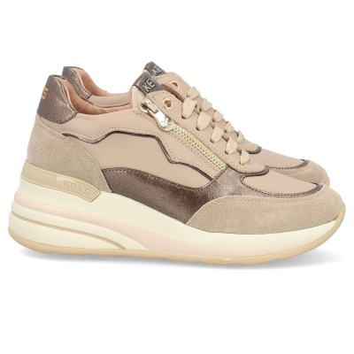 Sapatilha Keys K-11220 Multi-bege