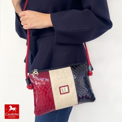 Mala De Tiracolo Cavalinho Honor 18190593 Multi-vermelho