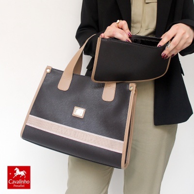 Mala De Mão Cavalinho Only By Cavalinho 16200611 Castanho