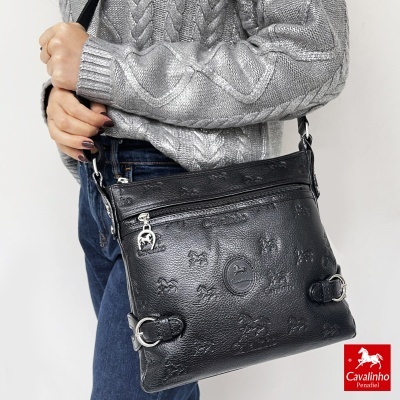 Mala De Tiracolo Cavalinho Cavalo Lusitano 18090390 Preto