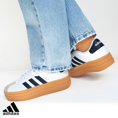 Sapatilha Adidas Vl  Court  Bold Jp5074 Branco E Preto