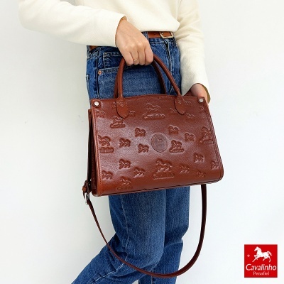 Bolsa Cavalinho Cavalo Lusitano 18090480 Camel