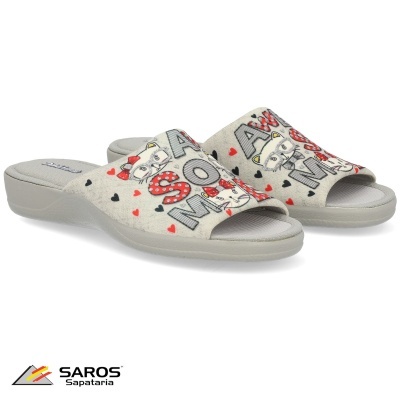 Chinelos (interior) Devalverde 1520 Cinza