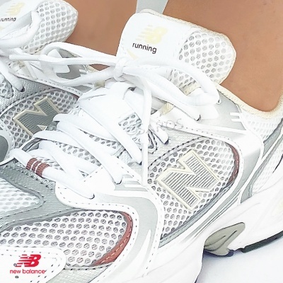 Sapatilha New Balance 530 Gr530 Ga Branco Com Rosa