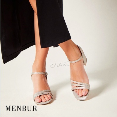 Sandalia Menbur 24152 Prata
