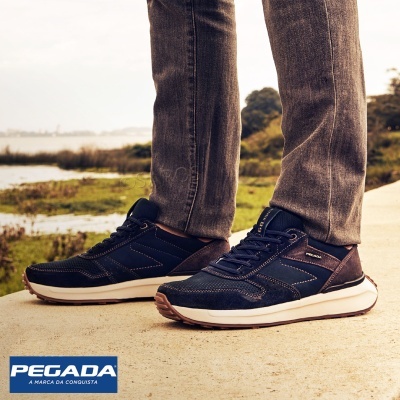 Sapatilha Pegada 110701 Azul