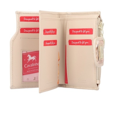Carteira Cavalinho Grace 28250232 Bege