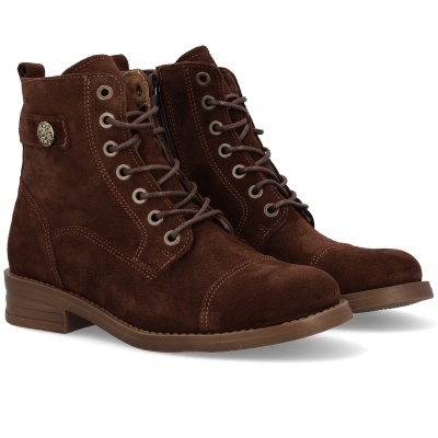 Botim Samelli Militar N828 Castanho