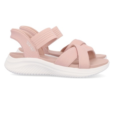 Sandalia Skechers Slip Ins Ultra Flex 119975 Rosa