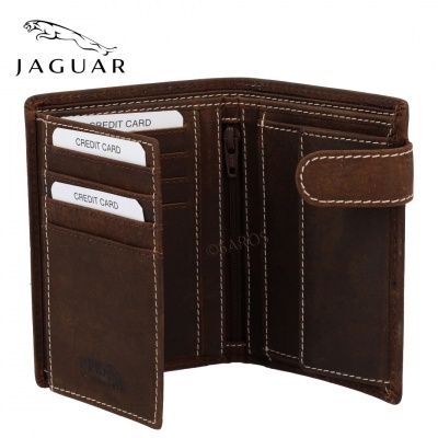 Carteira Jaguar Crazy Horse 1932 Castanho