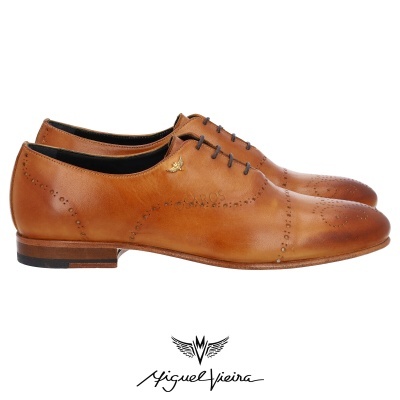 Sapato Miguel Vieira Mv10007 Camel