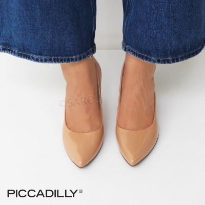 Sapato Piccadilly Stiletto Verniz 745221 Nude