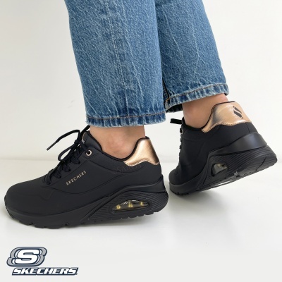 Sapatilha Skechers Uno Golden Air 177094 Preto