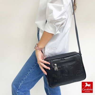 Bolsa Cavalinho Cavalo Lusitano 18090251 Preto