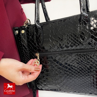 Mala De Mão Cavalinho Galope 18170605 Preto