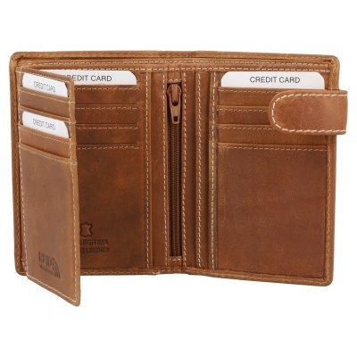 Carteira Jaguar Crazy Horse 1933 Taupe