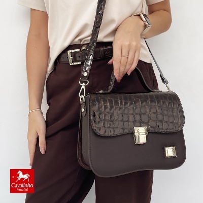 Mala De Tiracolo Cavalinho Cherry Blossom 18810600 Castanho