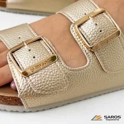 Chinelo Mysoft Anatomico 25m075 Platina