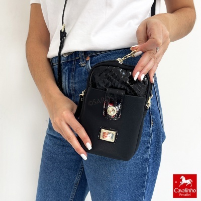 Bolsa Cavalinho Cherry Blossom 18810430 Preto