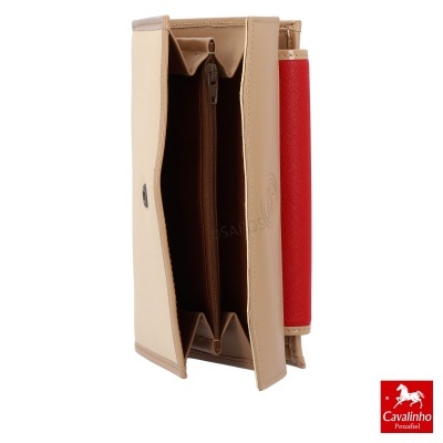 Carteira Cavalinho Twist 26130222 Multi-vermelho