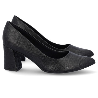 Sapato Piccadilly Safiano 745135 Preto