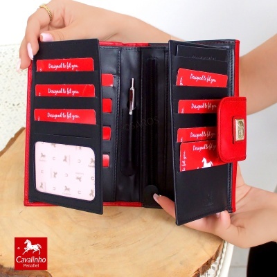 Carteira Cavalinho L'essence 26160206 Multi-azul