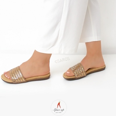 Chinelo Spiceup Su.20.013 Ouro