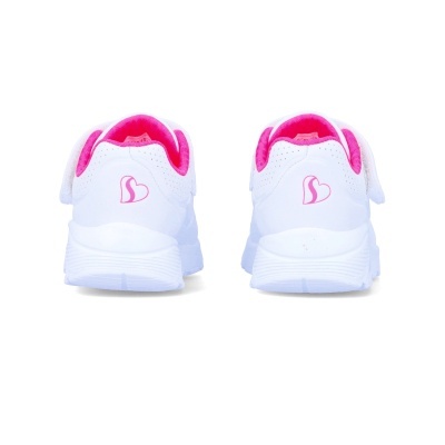 Sapatilha Skechers Uno Lite 310451n Branco Com Rosa