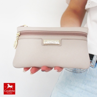 Bolsa De Cosmeticos Cavalinho La Vie 26190256 Cinza